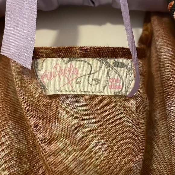 🌙FREE PEOPLE Bombay Mixed Print Kimono/Sand Combo🌙 - Picture 7 of 8